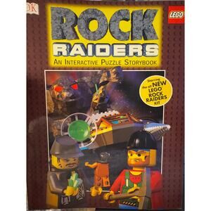 LEGO Rock Raiders Interactive Puzzle Book RARE First Edition Excellent Dozer Set